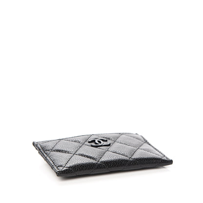 Chanel Caviar Quilted Incognito Card Holder Black 3 of 8