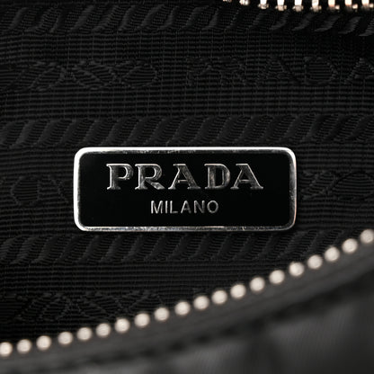 Prada Tessuto Nylon Saffiano Mini Re-Edition 2005 Bag Black 6 of 11