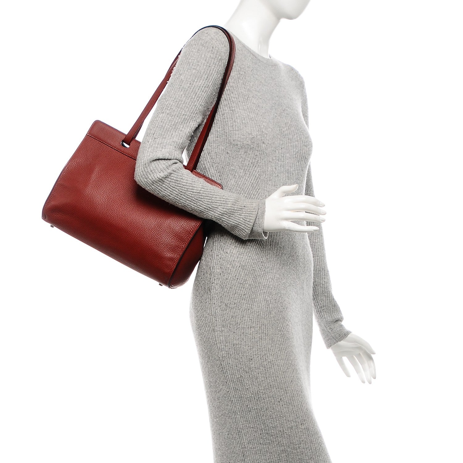 Hermes Taurillon Clemence Muso Rouge H 2 of 6