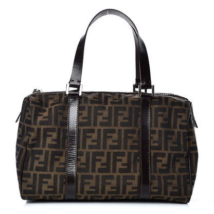 Fendi Zucca Mini Boston Satchel Tobacco 1 of 11