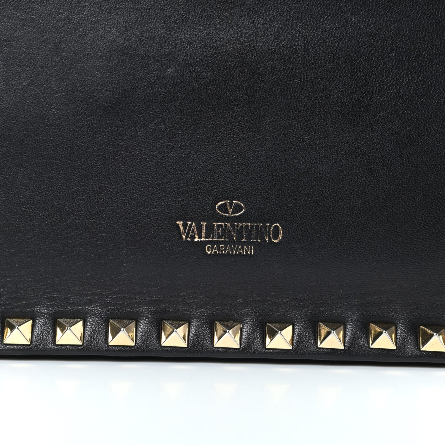 Valentino Garavani Nappa Rockstud Wristlet Clutch Black 7 of 7