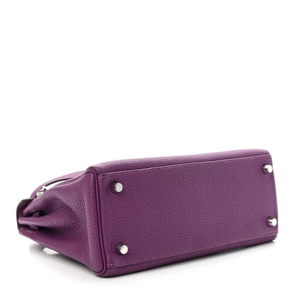 Hermes Togo Kelly Retourne 25 Anemone 4 of 11