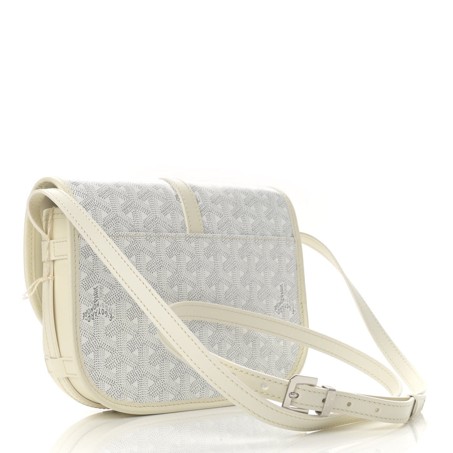 Goyardine Belvedere II PM Messenger Bag White