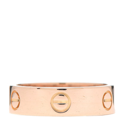 Cartier 18K Pink Gold 5.5mm LOVE Ring 60 9 1 of 4