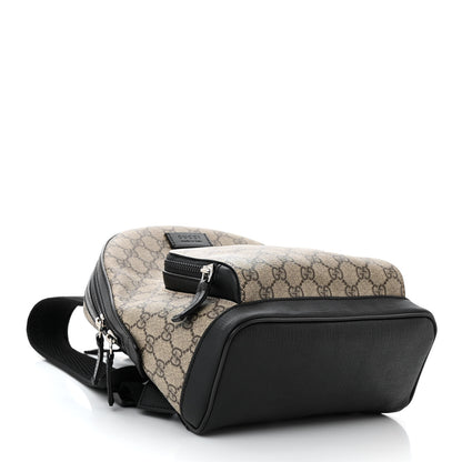 Gucci GG Supreme Monogram Small Eden Day Backpack Black 4 of 10