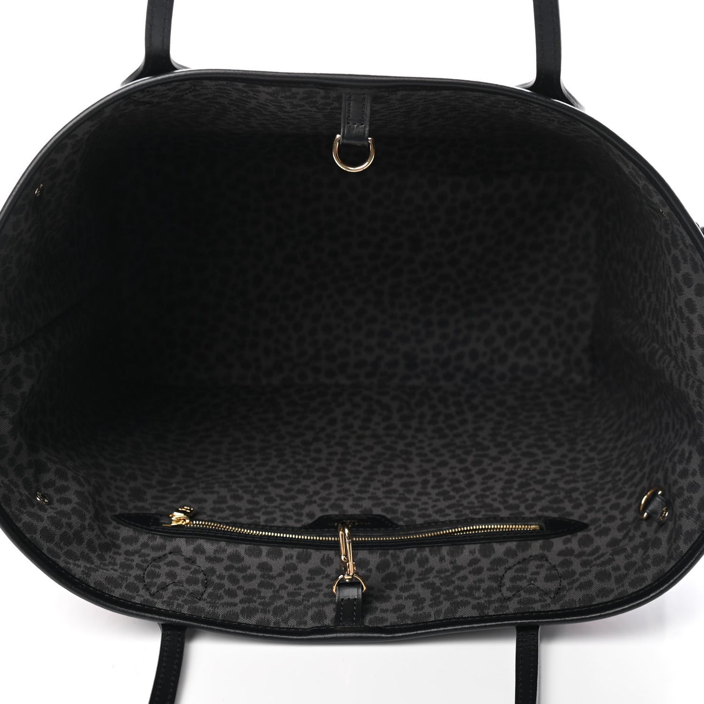 Monogram Giant Wild At Heart Neverfull MM Black