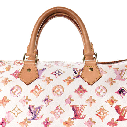 Louis Vuitton Watercolor Aquarelle Speedy 35 White 19 of 19