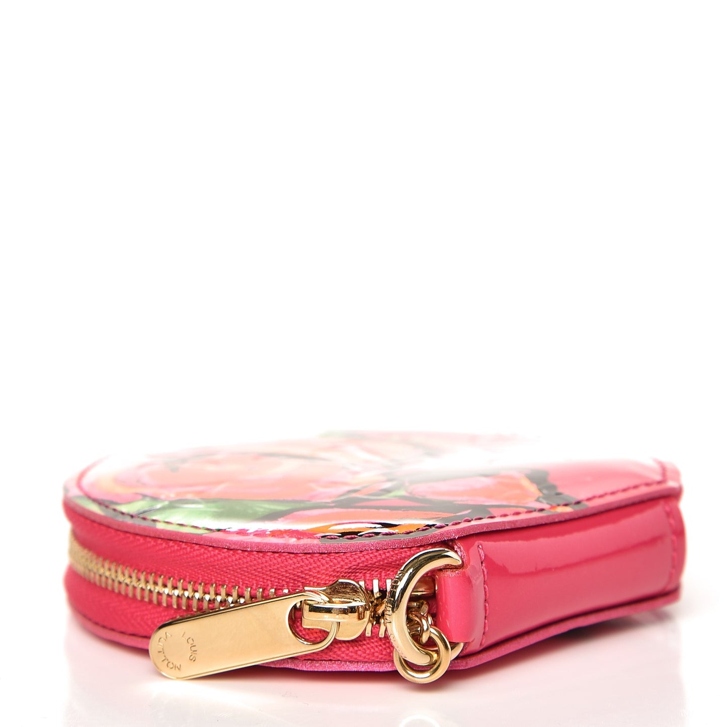 Vernis Roses Chapeau Coin Purse Rose Pop