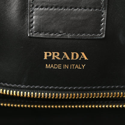 Prada City Calfskin Medium Bibliotheque Tote Black 6 of 8