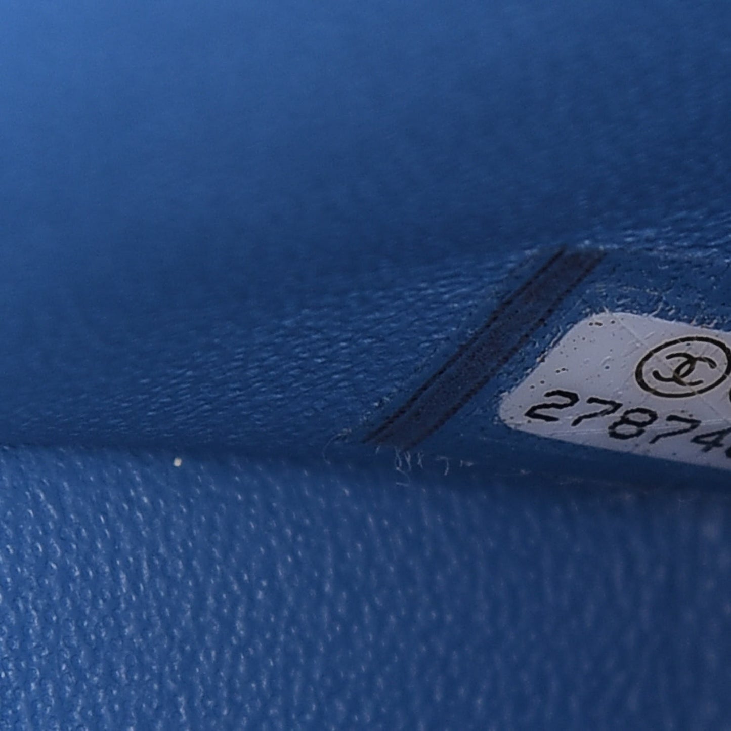 Lambskin Quilted Mini Square Flap Blue