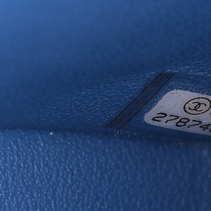 Chanel Lambskin Quilted Mini Square Flap Blue 7 of 10