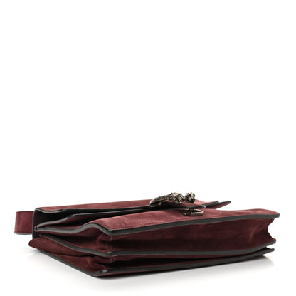 Gucci Suede Medium Dionysus Messenger Bag Bordeaux 3 of 12