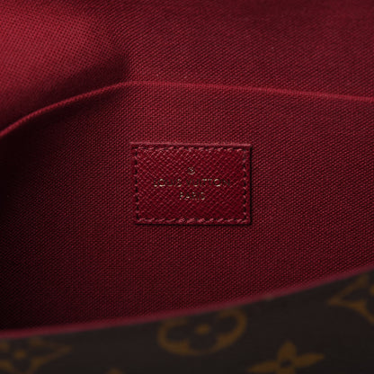 Louis Vuitton Monogram Pochette Felicie Chain Wallet Fuchsia 9 of 13