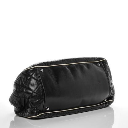 Chanel Lambskin Quilted East West Accordion Flap Black 4 of 8