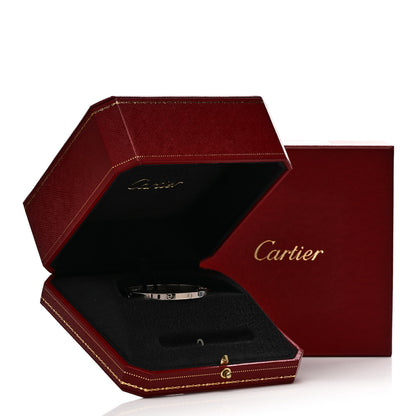 Cartier 18K White Gold Small LOVE Bracelet 15 7 of 7
