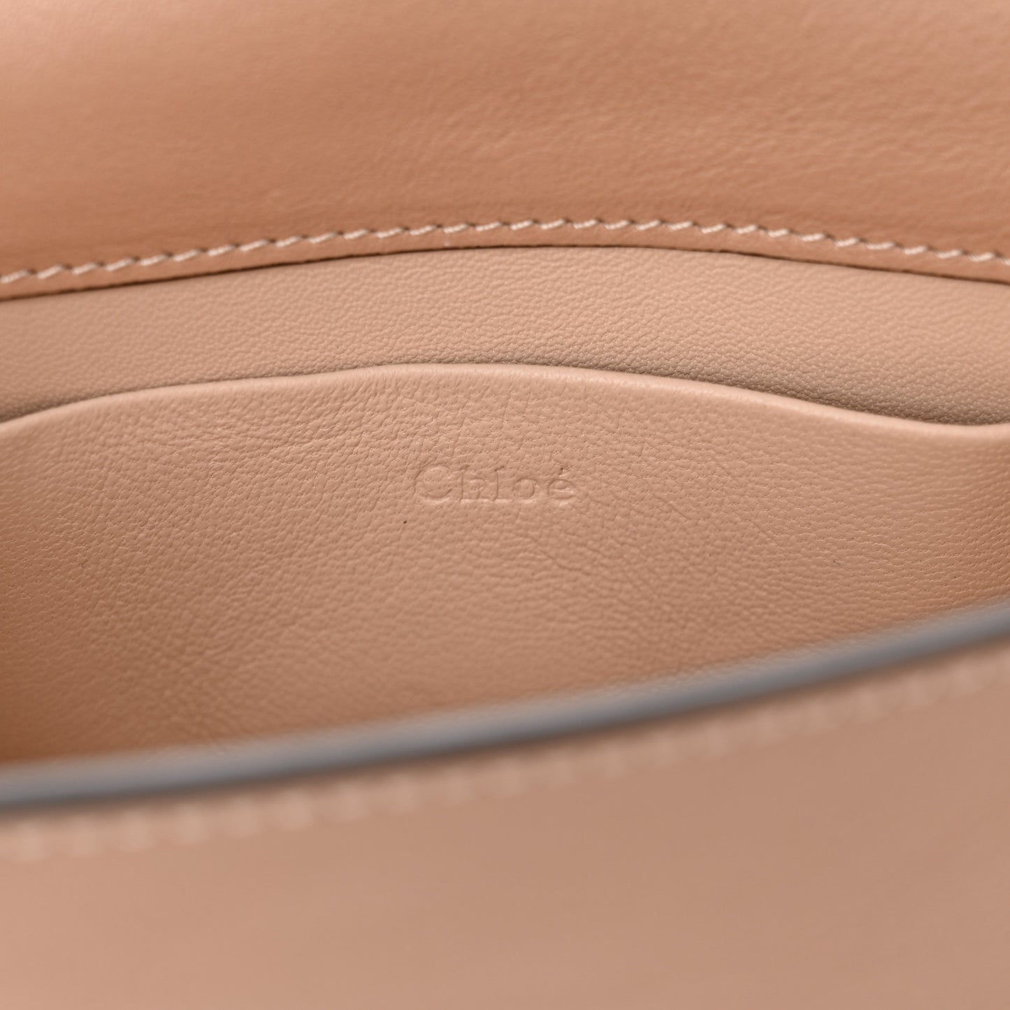 Calfskin Small Nile Bracelet Minaudiere Bag Biscotti Beige