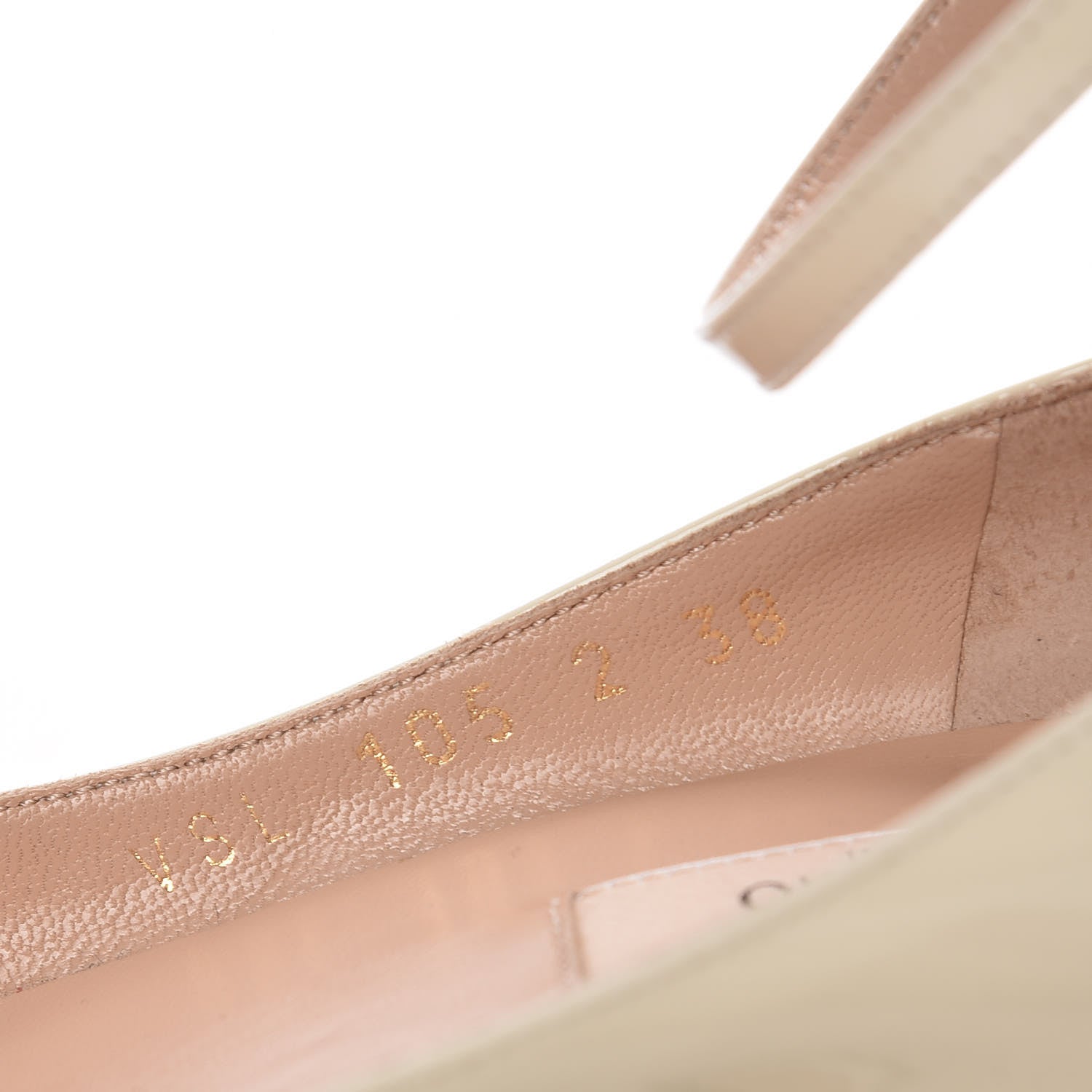 Valentino Garavani Patent Tan-Go Mary Jane 60mm Pumps 38 Ivory 8 of 8