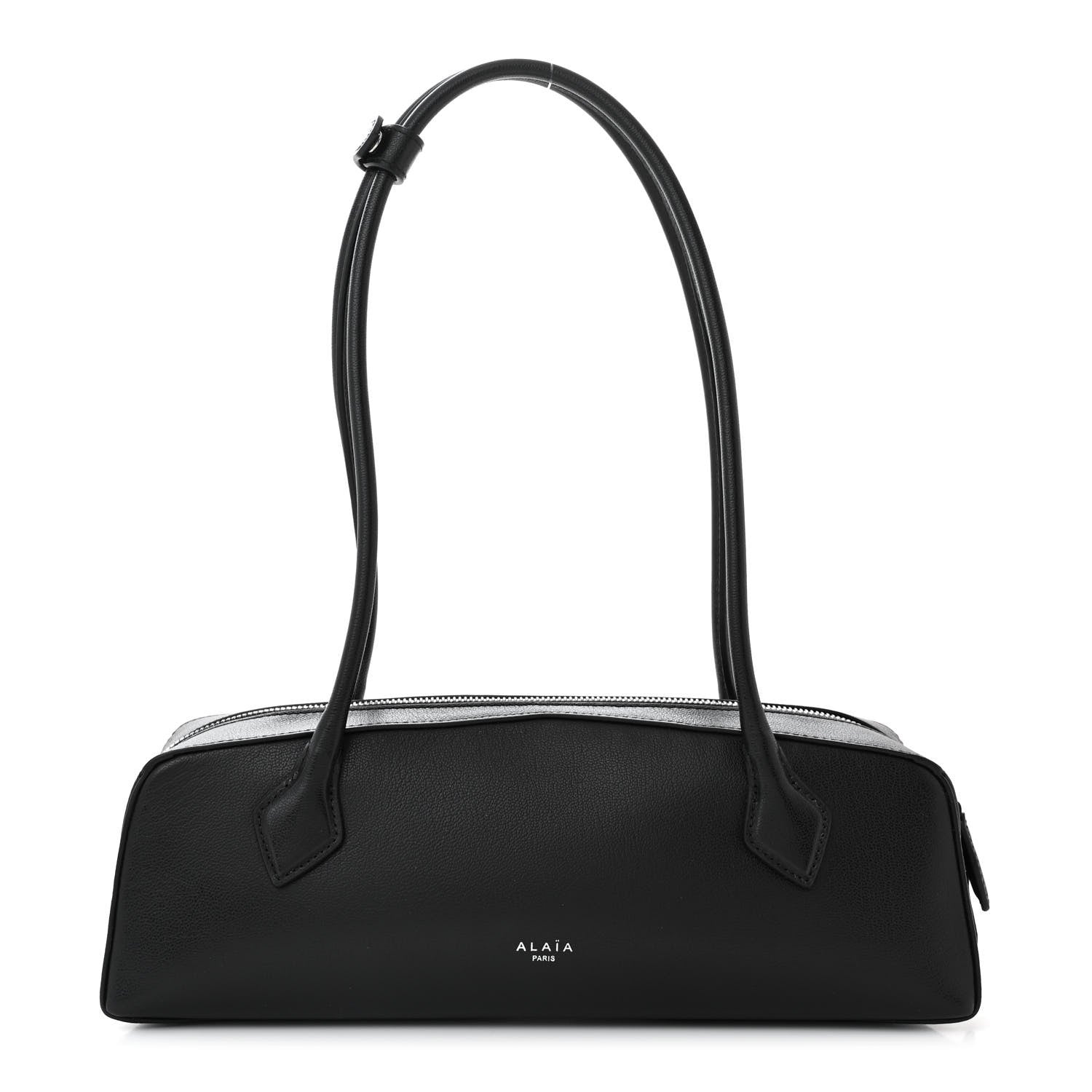 Alaia Shiny Goatskin Medium Le Teckel Bag Black 1 of 10