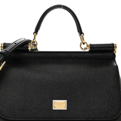 Dolce & Gabbana Dauphine Medium Miss Sicily Satchel Black 3 of 9