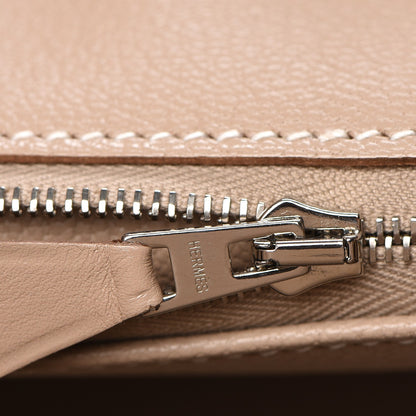 Hermes Tadelakt Guilloche Birkin 35 Argile 22 of 27