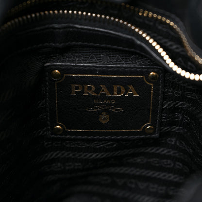 Prada Nappa Bow Tote Black Black 6 of 17