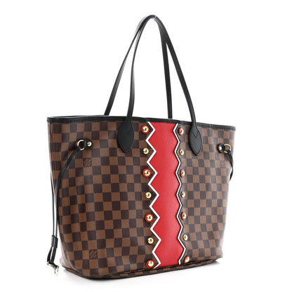 Louis Vuitton Damier Ebene Karakoram Neverfull MM 4 of 11
