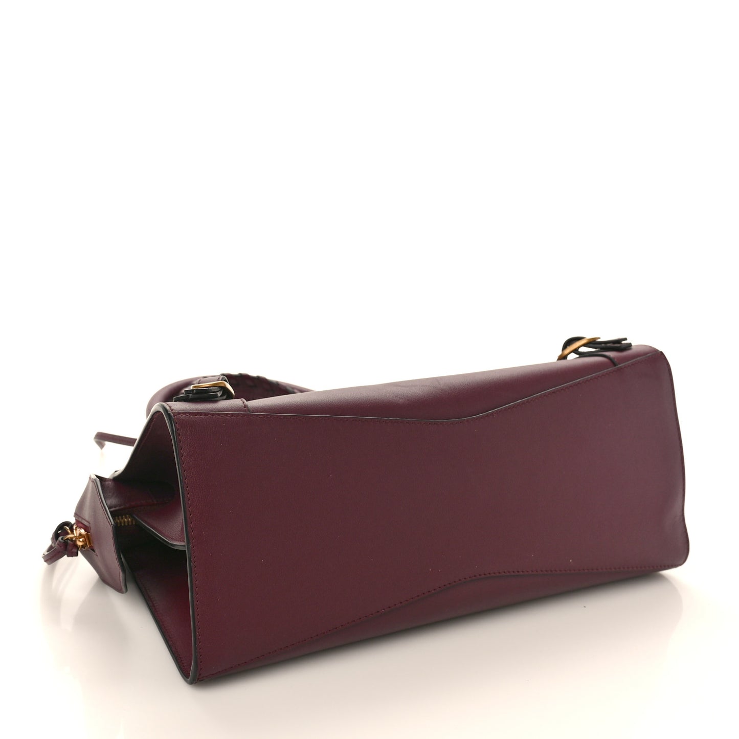 Smooth Calfskin Brass Hardware Neo Classic S City Burgundy
