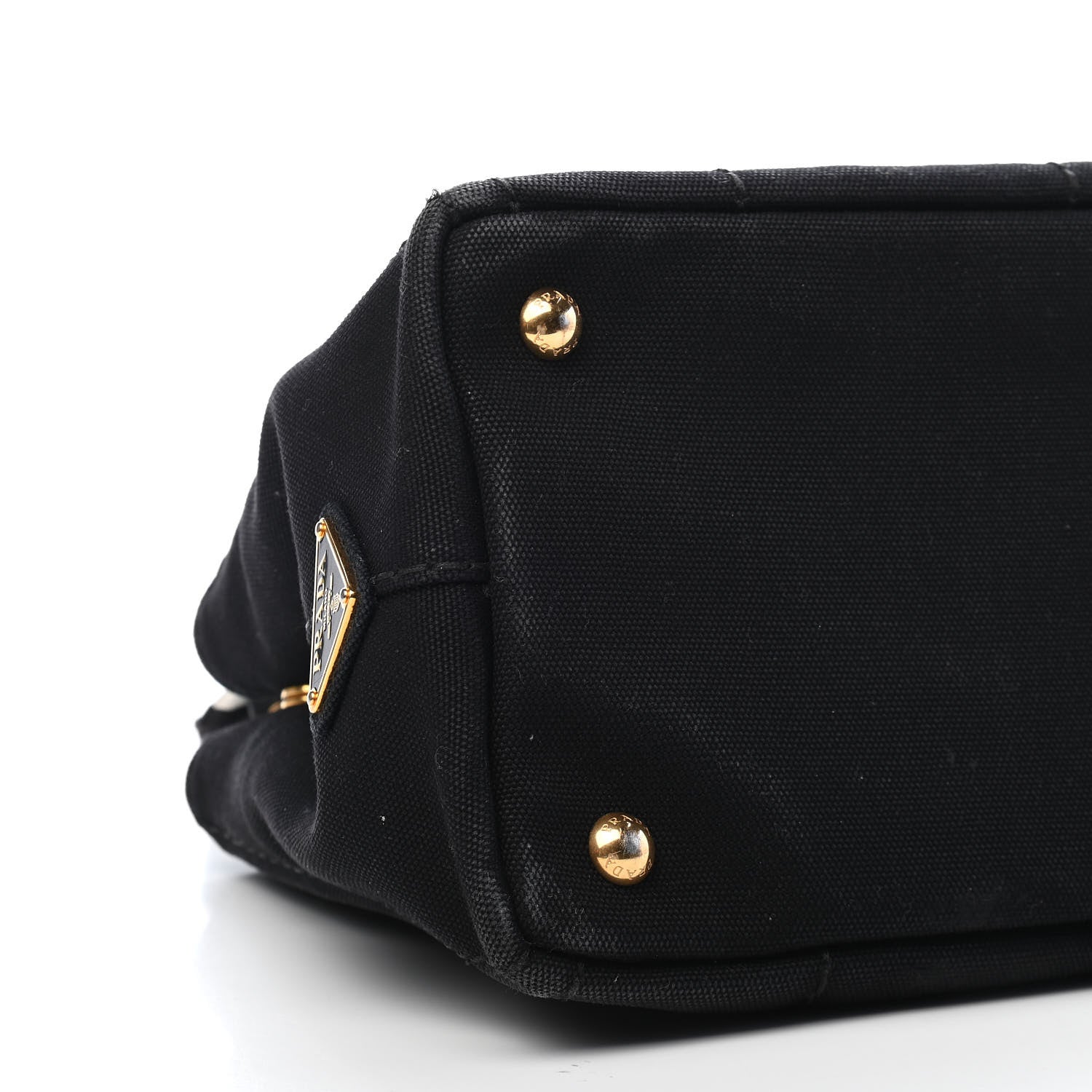 Prada Canapa Small Logo Tote Black Talco 9 of 29