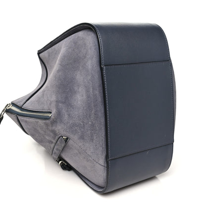 Loewe Calfskin Suede Medium Hammock Shoulder Bag Grey Black 9 of 10