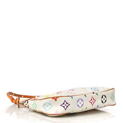 Louis Vuitton Monogram Multicolor Pochette Accessories White 3 of 15
