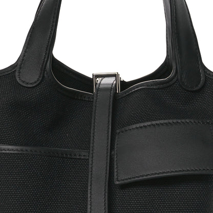 Hermes Toile Goeland Swift Cargo Picotin Lock 18 Black 8 of 11