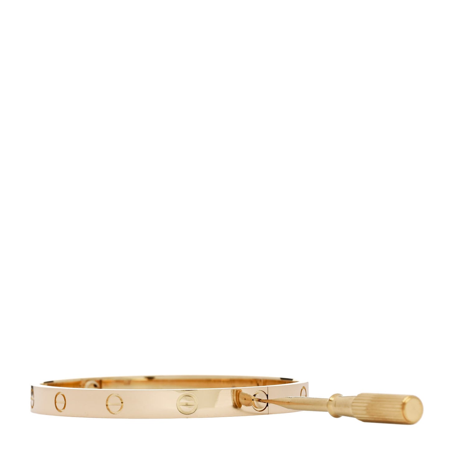 18K Yellow Gold LOVE Bracelet 19