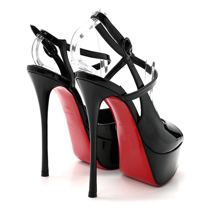 Christian Louboutin Patent So Jenlove 150 Pumps 35.5 Black 5 of 9