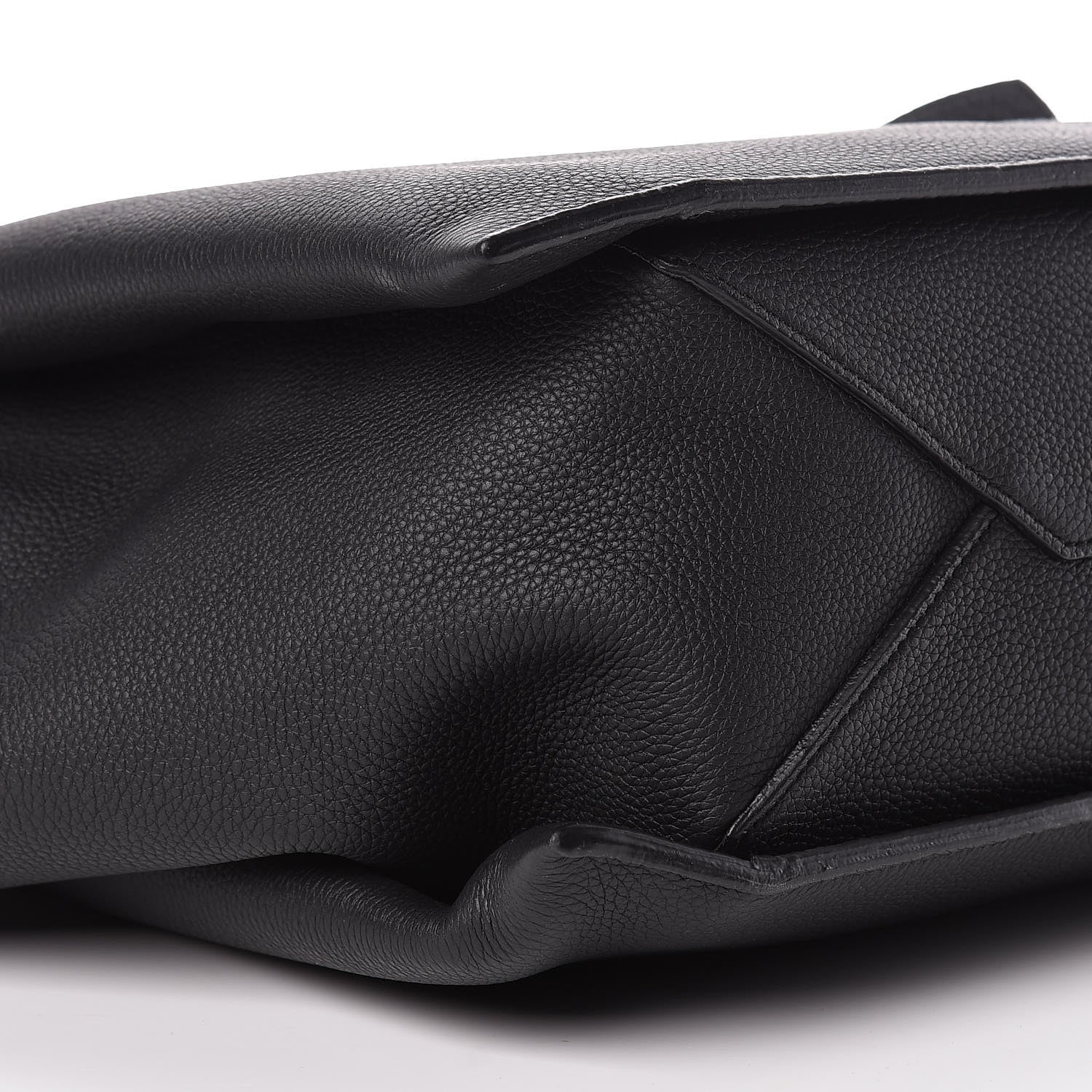 Celine Baby Grained Calfskin Medium Tri-Fold Bag Black 8 of 10