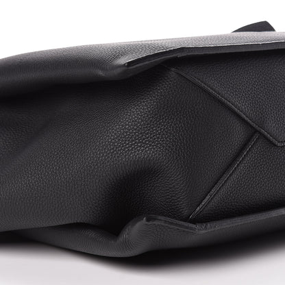 Celine Baby Grained Calfskin Medium Tri-Fold Bag Black 8 of 10