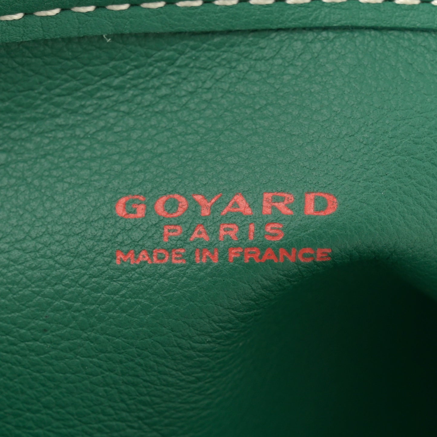 Goyardine Reversible Mini Anjou Green