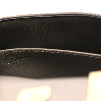 Fendi Canvas Vitello King FF Embroidered Nano Maxi Buckle Baguette Charm Tartufo Ebano 6 of 10