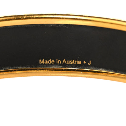 Hermes Enamel Printed Musique des Dieux Medium Bracelet 65 8 of 10