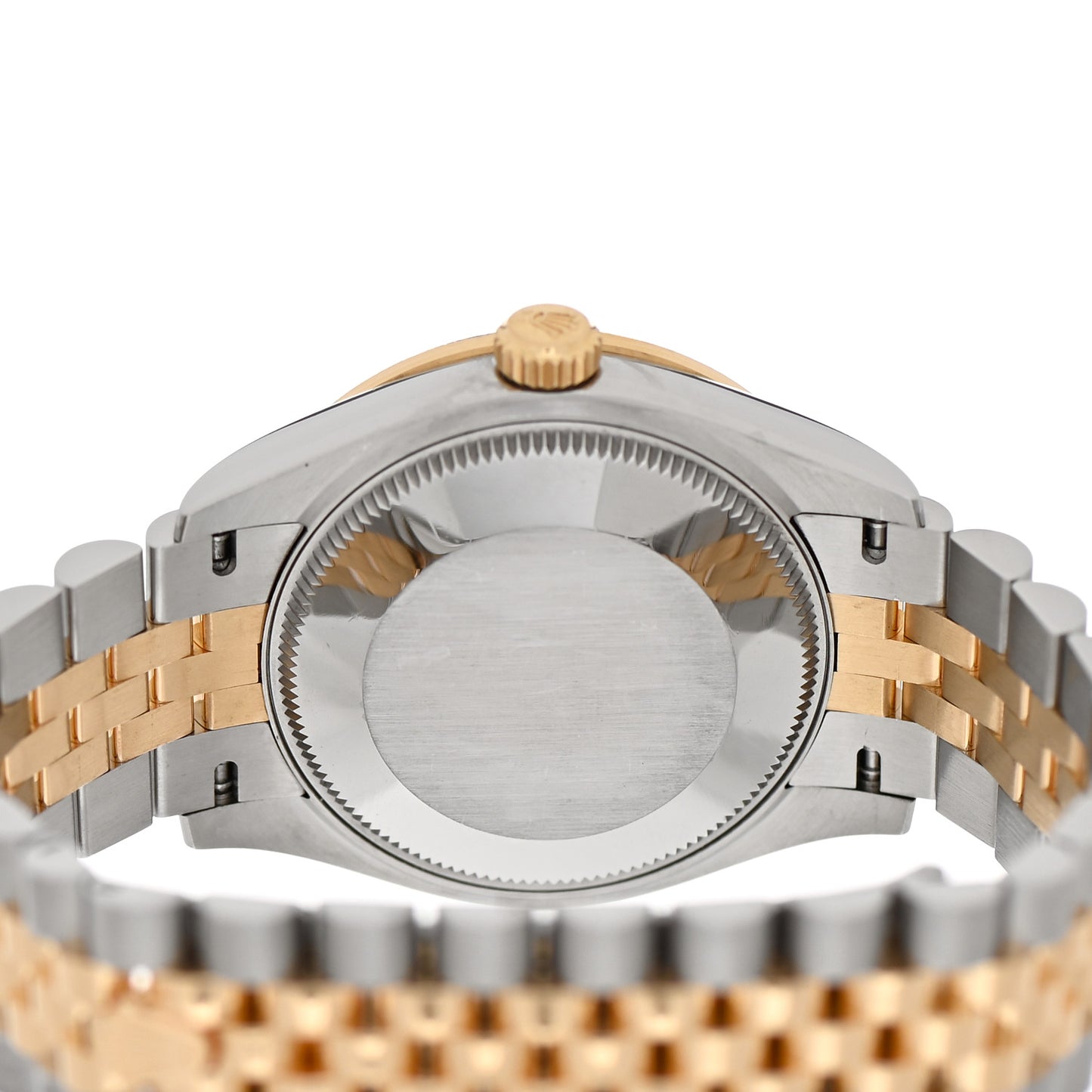 Stainless Steel 18K Yellow Gold Diamond 31mm Oyster Perpetual Datejust Watch Olive Green Roman 278383