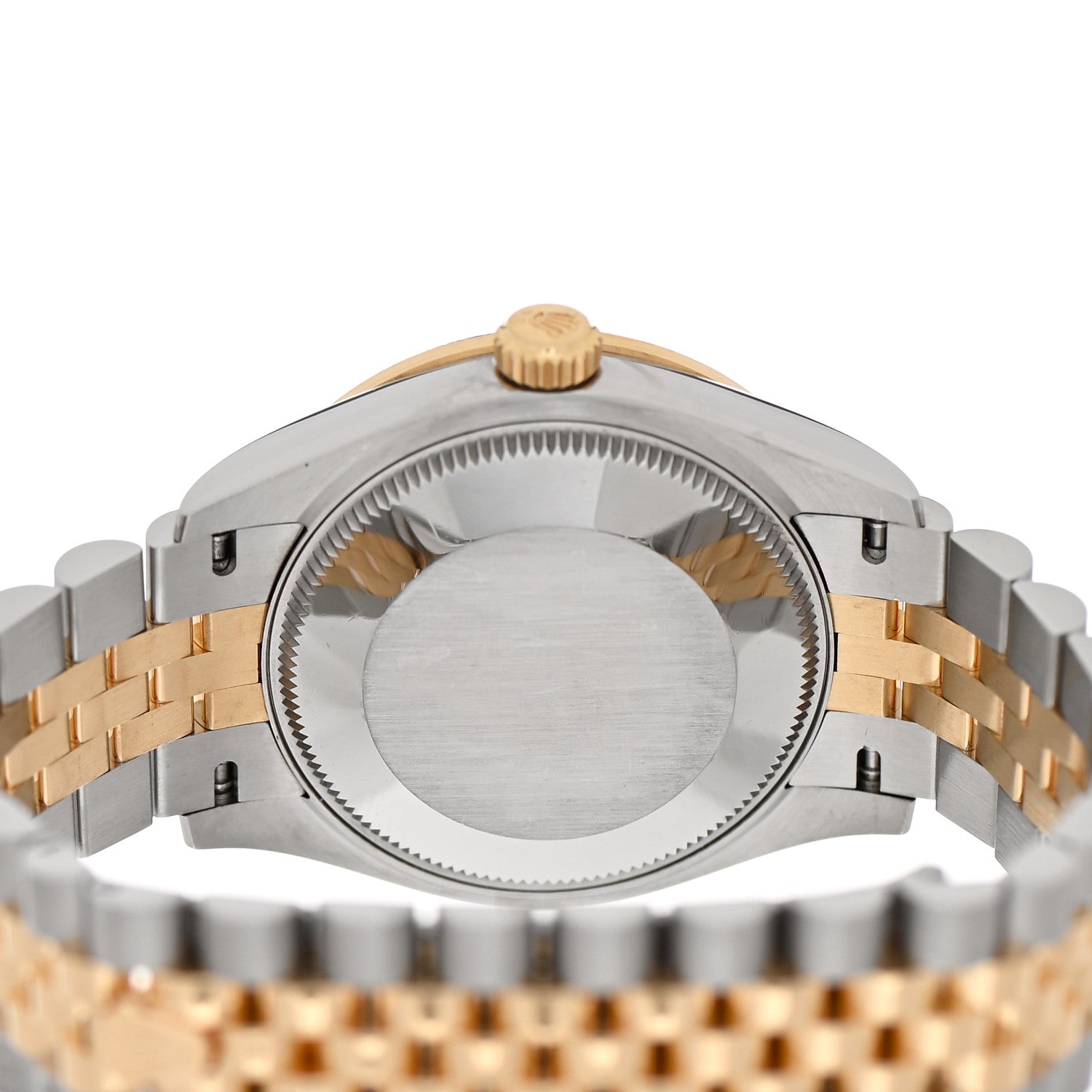 Rolex Stainless Steel 18K Yellow Gold Diamond 31mm Oyster Perpetual Datejust Watch Olive Green Roman 278383 4 of 4