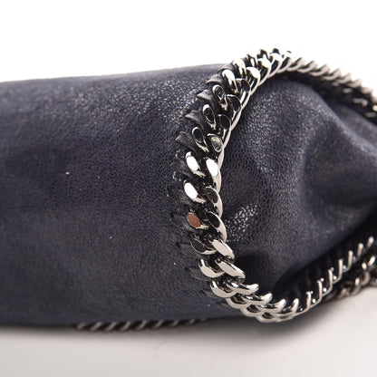 Stella McCartney Shaggy Deer Mini Falabella Fold Over Tote Navy 7 of 11