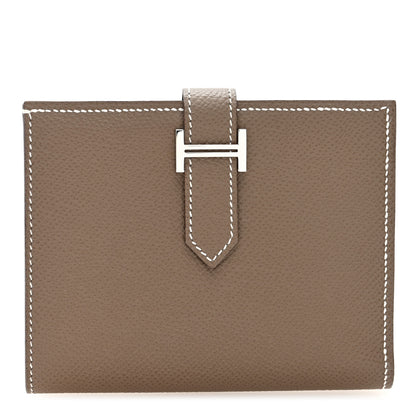 Hermes Epsom Bearn Compact Wallet Etoupe 1 of 7