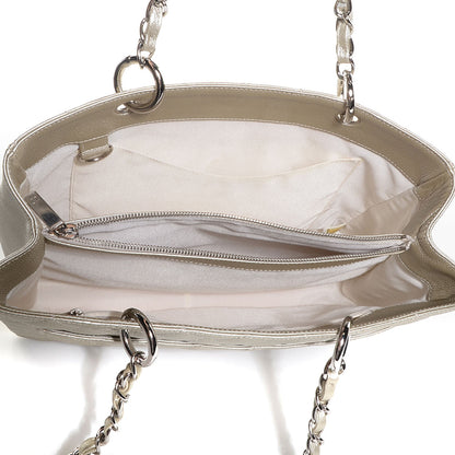 Chanel Caviar Quilted Grand Shopping Tote GST Light Gold 5 of 8