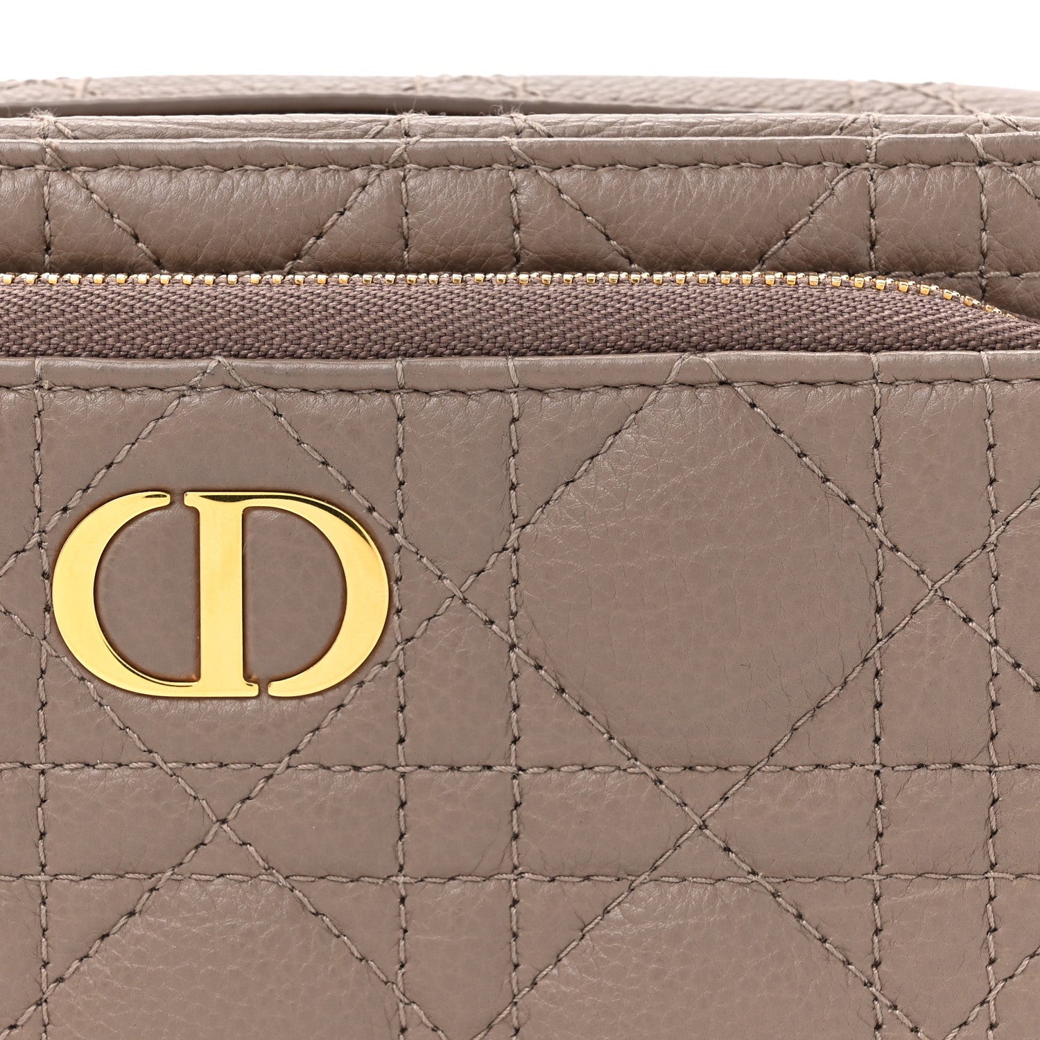 Christian Dior Supple Calfskin Caro Double Pouch Warm Taupe 9 of 16