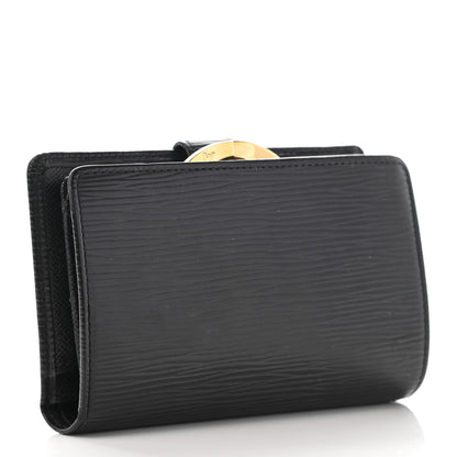 Louis Vuitton Epi French Purse Wallet Black 3 of 11