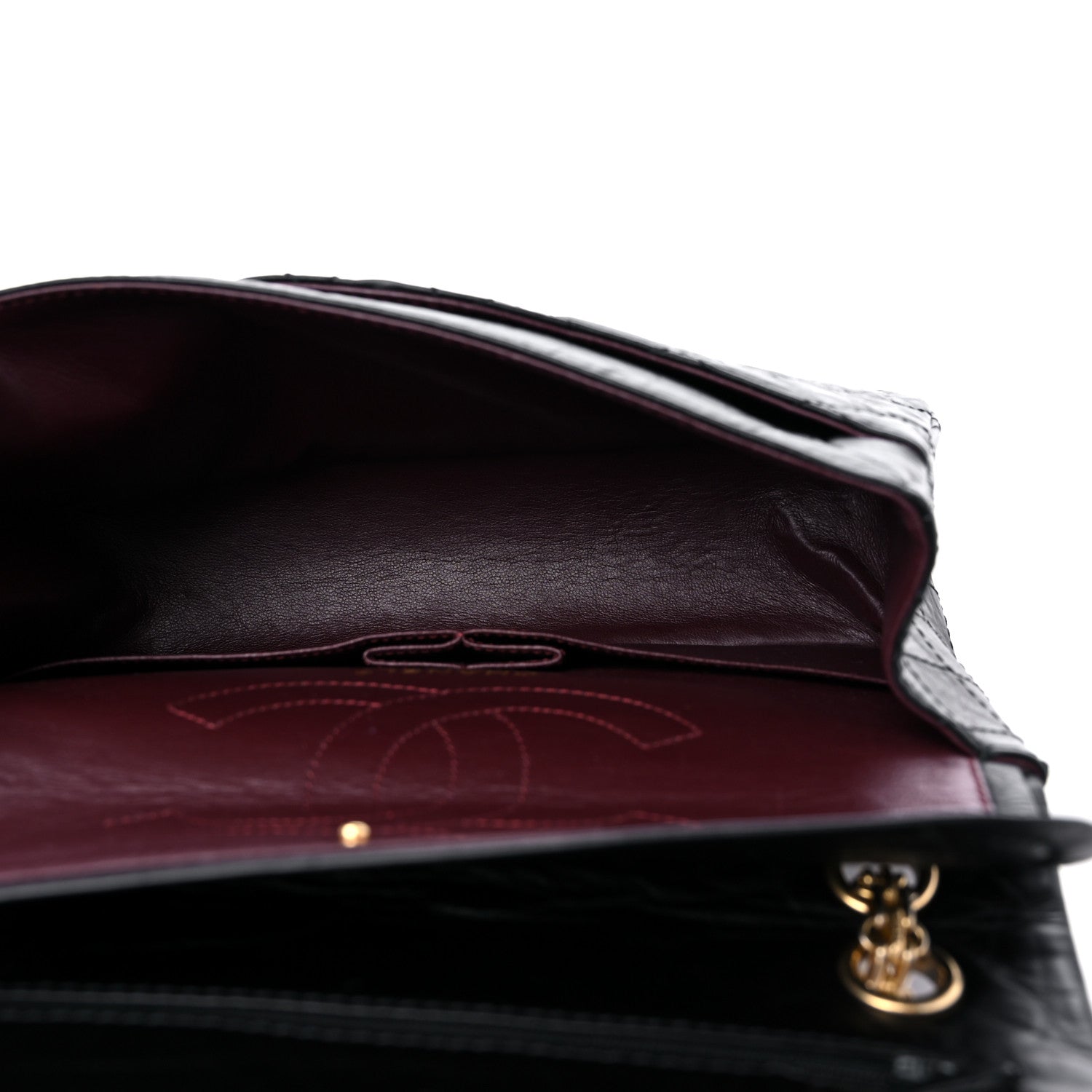 Chanel Aged Calfskin Quilted 2.55 Reissue 225 Flap Black 5 of 9