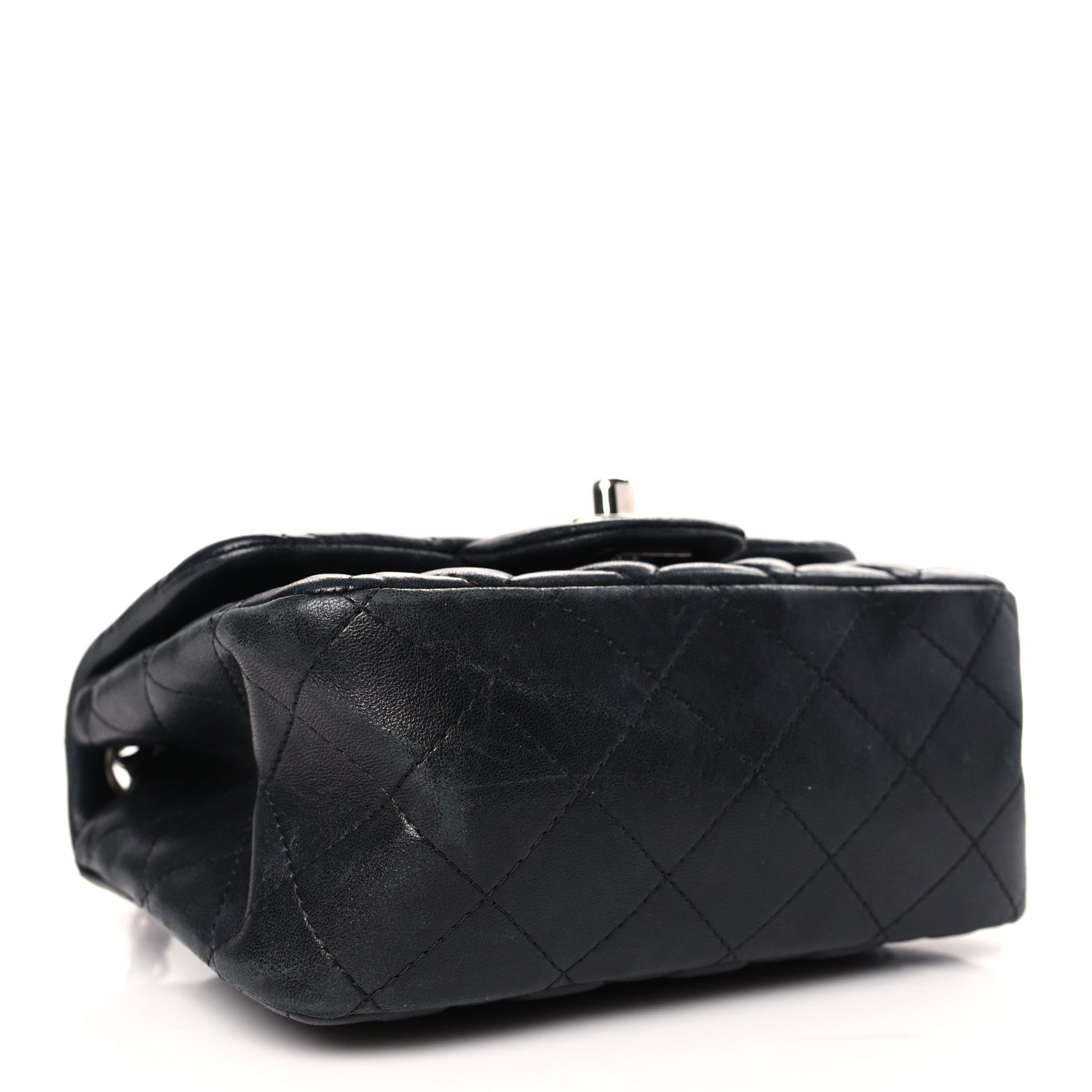 Chanel Lambskin Quilted Mini Square Flap Black 4 of 11