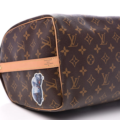 Louis Vuitton Monogram World Tour Speedy Bandouliere 30 7 of 10