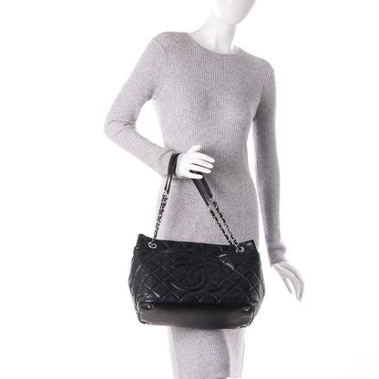 Chanel Caviar Quilted Timeless CC Soft Tote Black 2 of 7