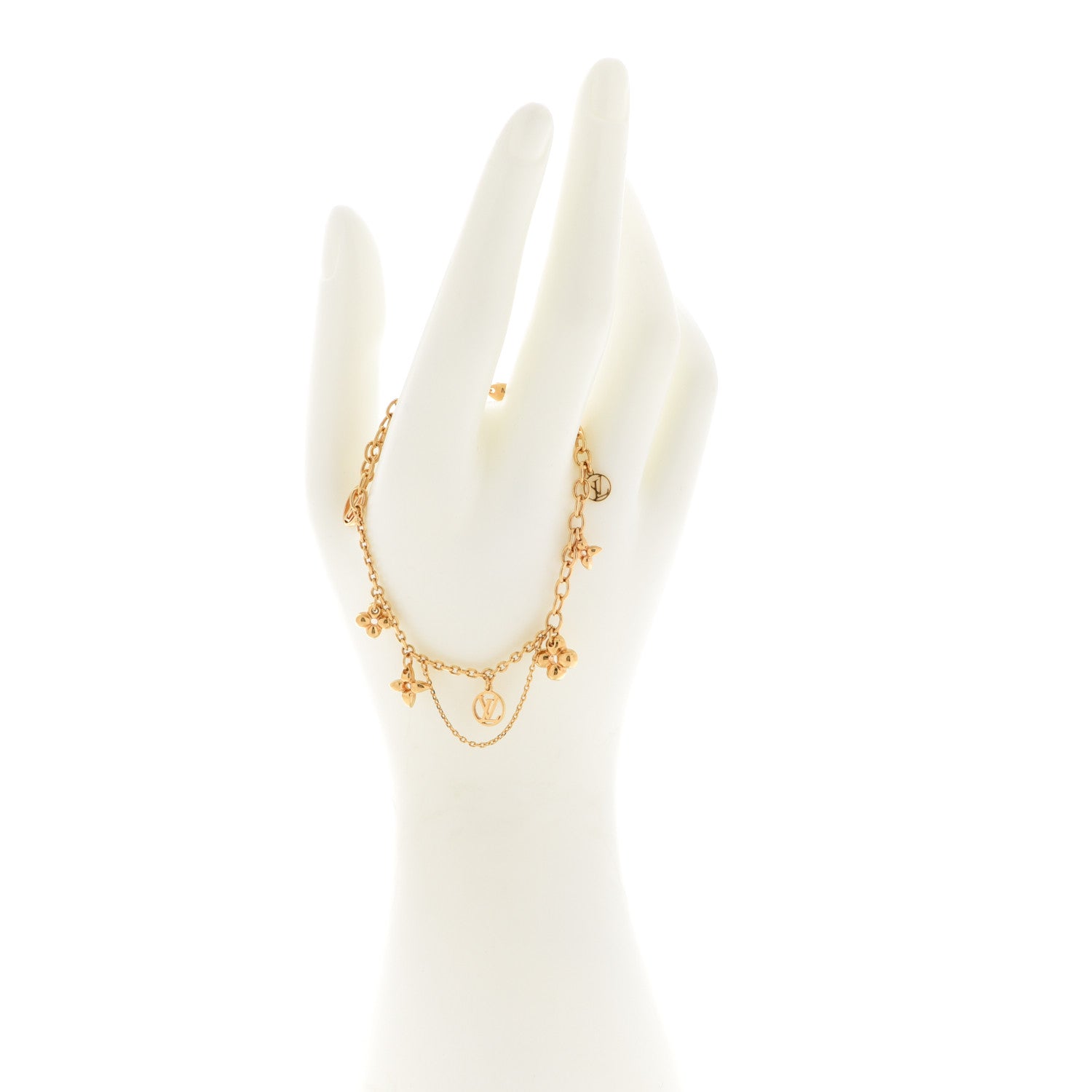 Louis Vuitton Metal Monogram Blooming Supple Bracelet 2 of 6